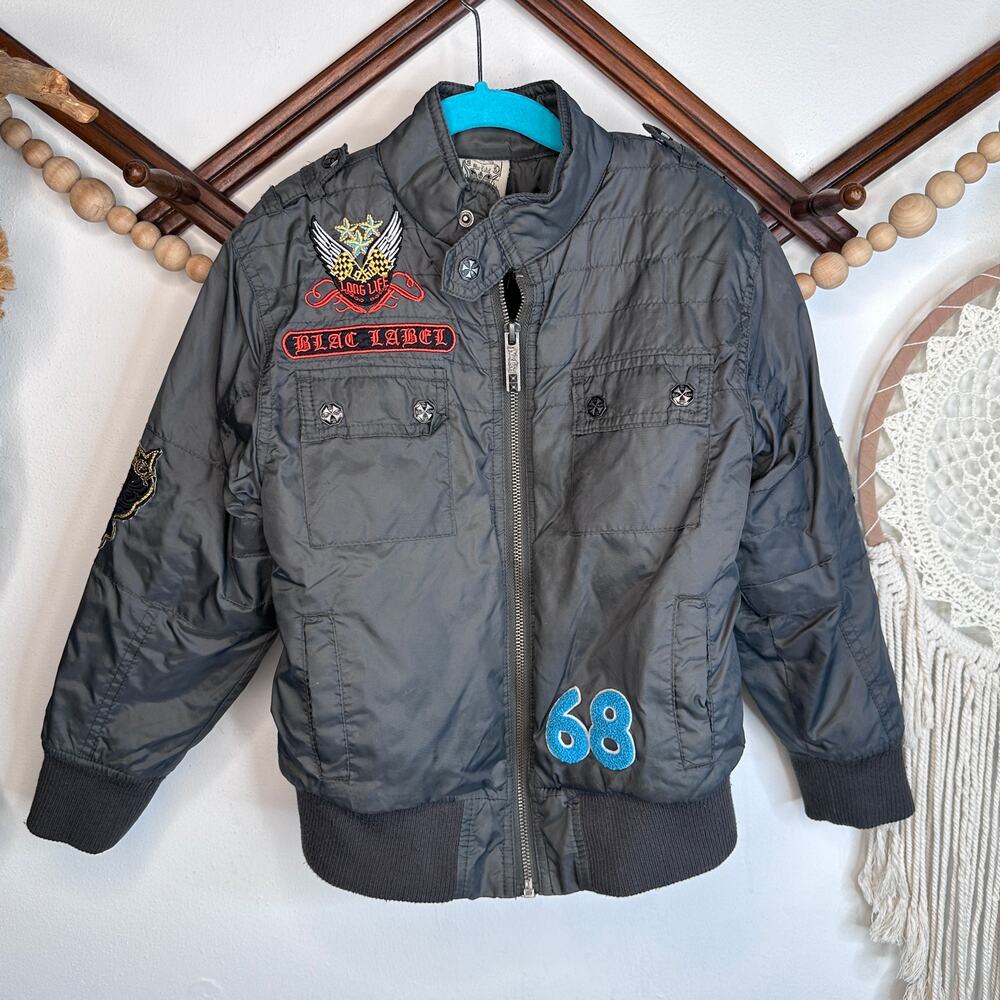 Blac Label Patch Moto Jacket